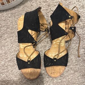Black Strappy Wedge Dolce Vita Sandals